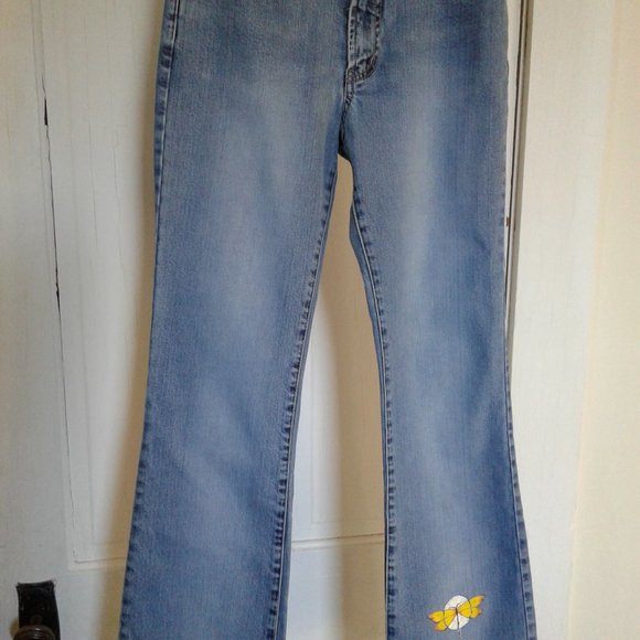 EXSPRESSJEANS Denim - Womens Hand Painted size 5/6 EXSPRESSJEANS
